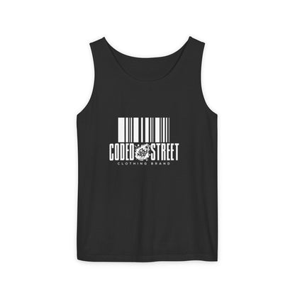 Coded Street Unisex Garment-Dyed Tank Top