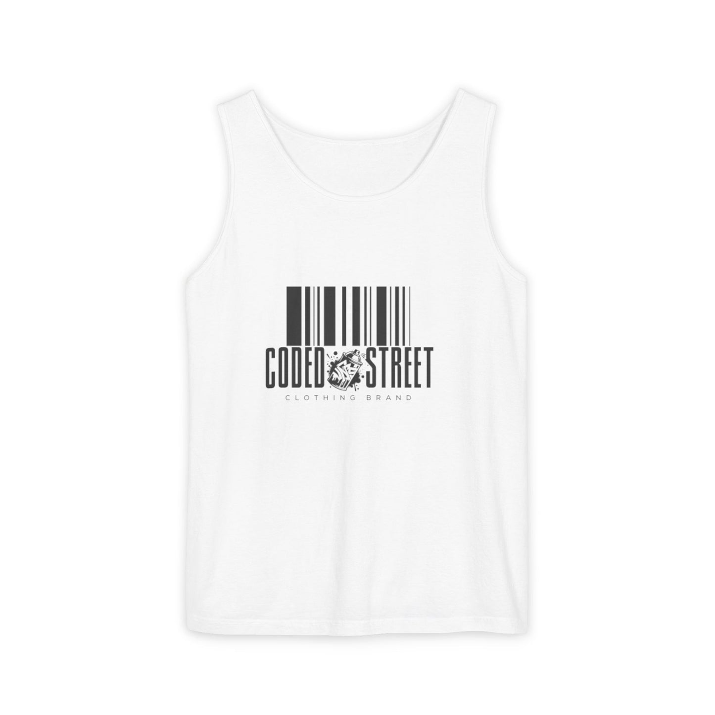 Coded Street Unisex Garment-Dyed Tank Top