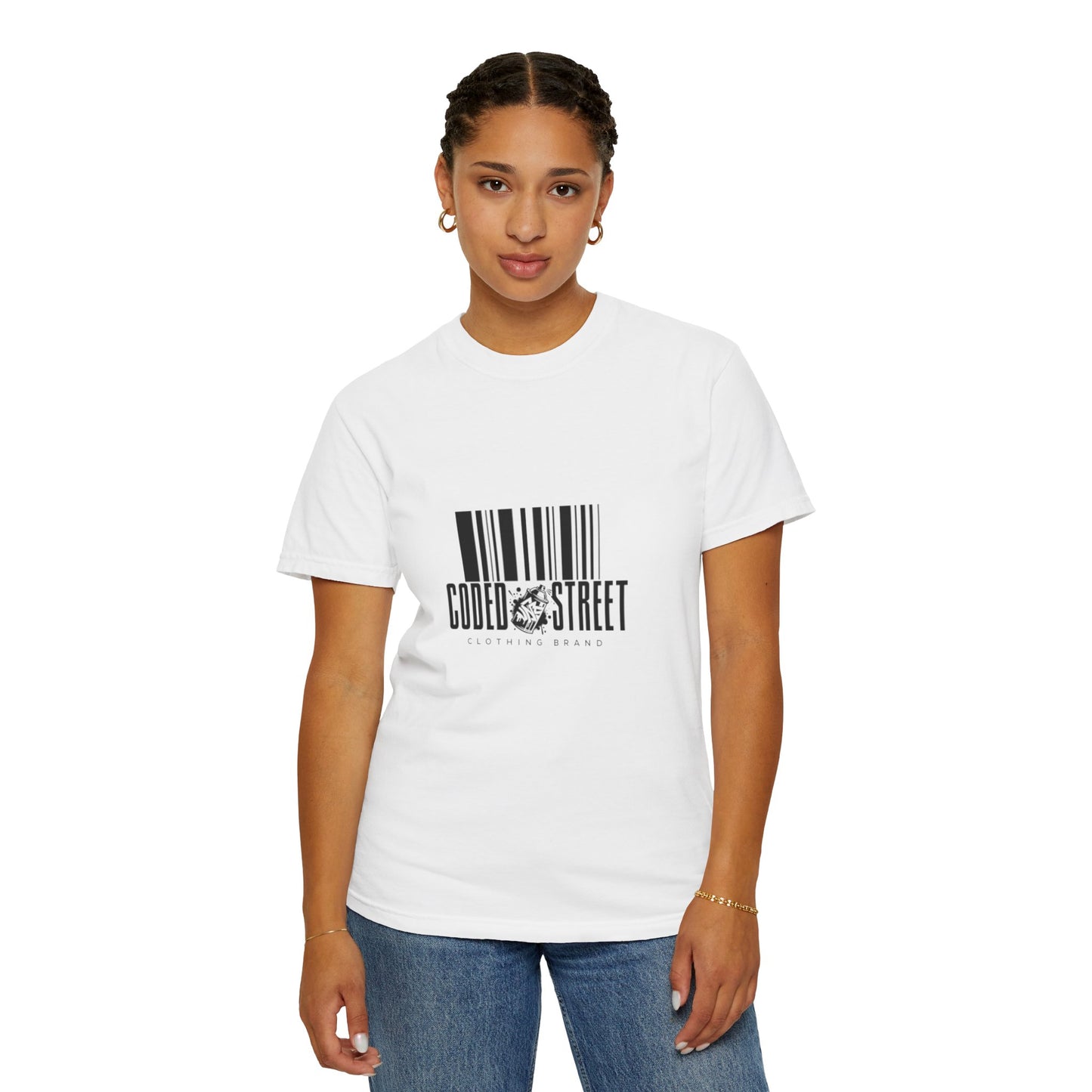 Coded Street Unisex Garment-Dyed T-shirt