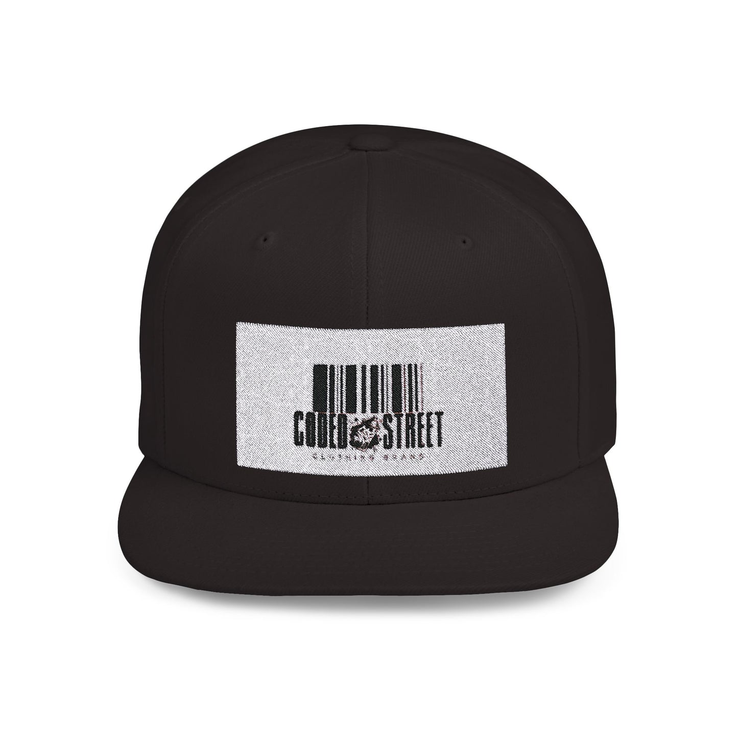 Coded Street Flat Bill Snapback